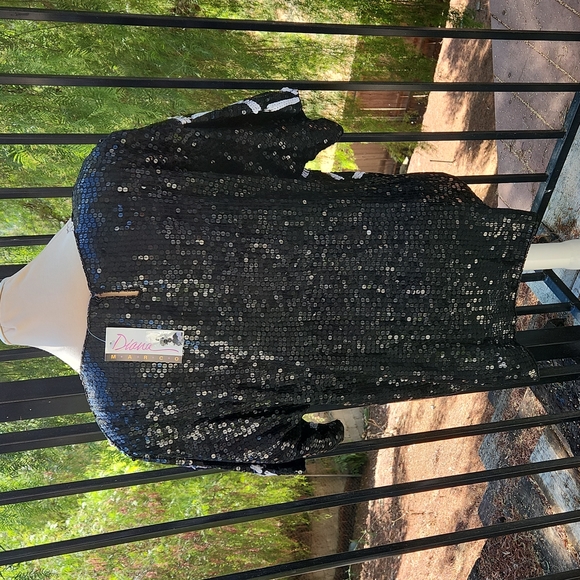 Diana Marco Sequin Top - 2X - Picture 6 of 11